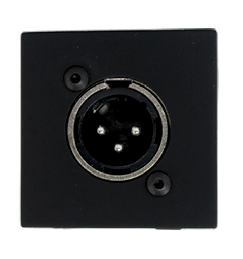 Audac CP 45 XLMB - On-wall Connection Plate with XLR male Socket